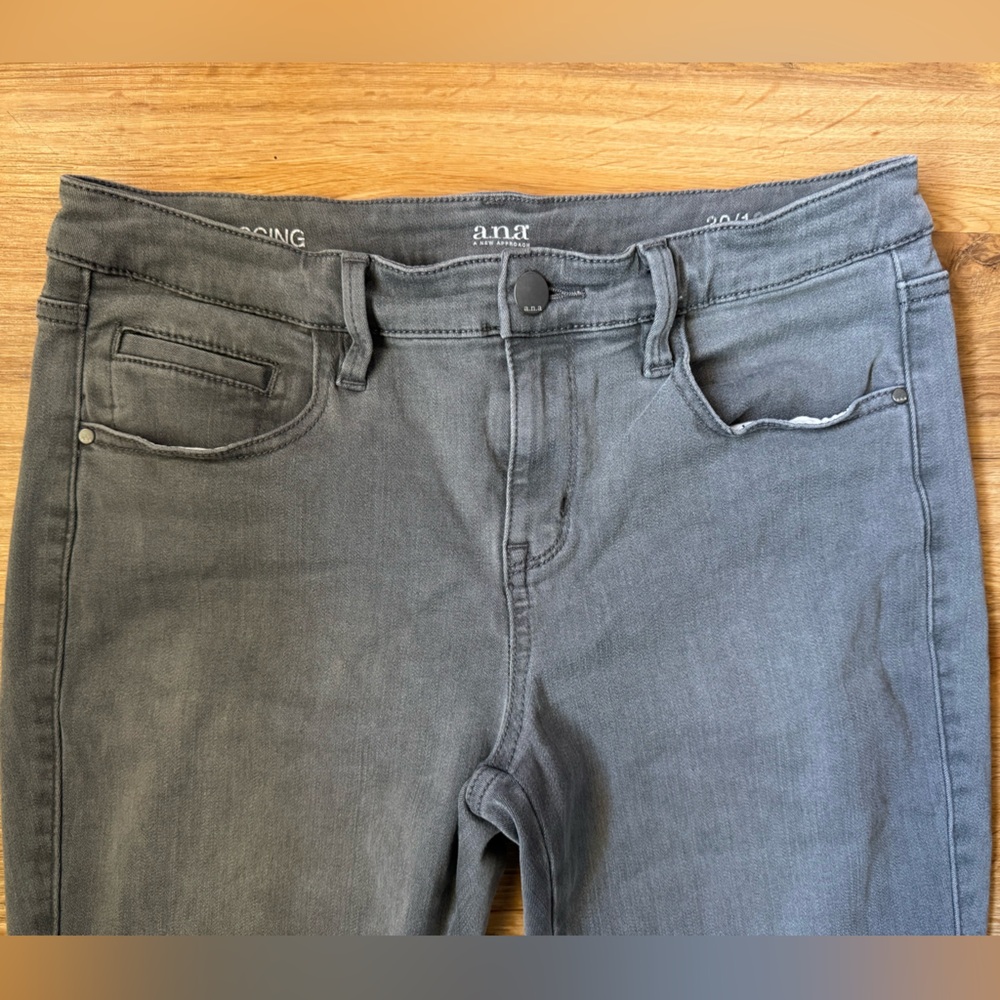 a.n.a Dark Charcoal Stretch Skinny Jeans
